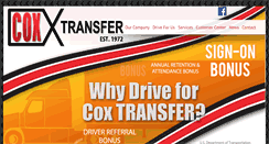 Desktop Screenshot of coxtransfer.com